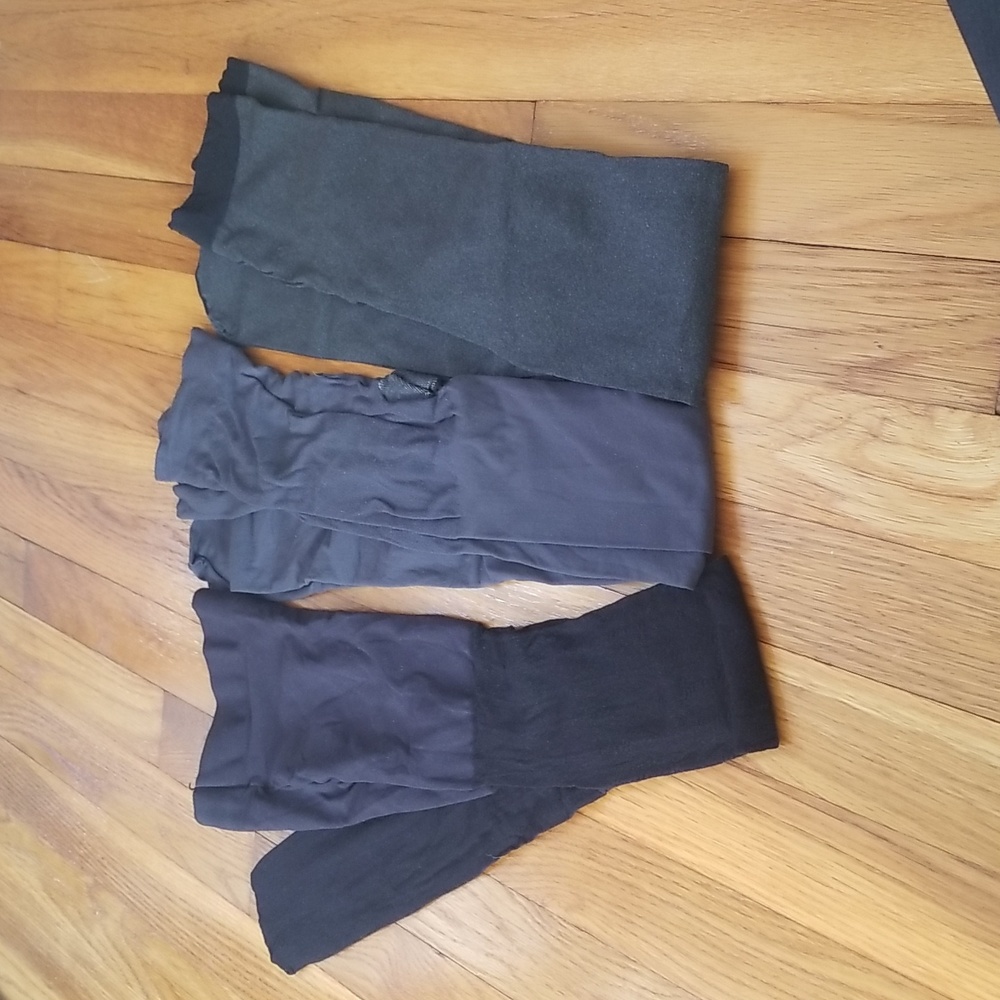 3 Pairs New Ralph Lauren Hosiery & New/Used Unknown Brand Tights